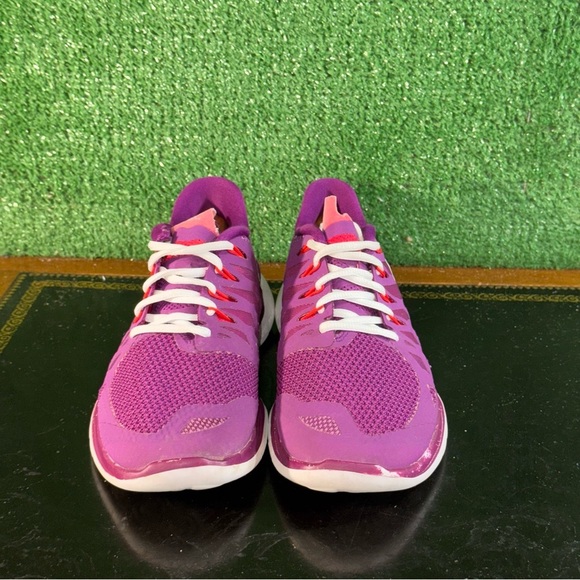 Nike Free 5.0 Bright Grape Purple White 642199-501 Women’s Size 8.5 - Picture 2 of 6